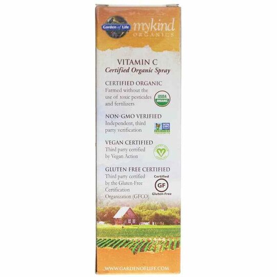 Vitamin C 60 Mg Organic Spray, GOLM